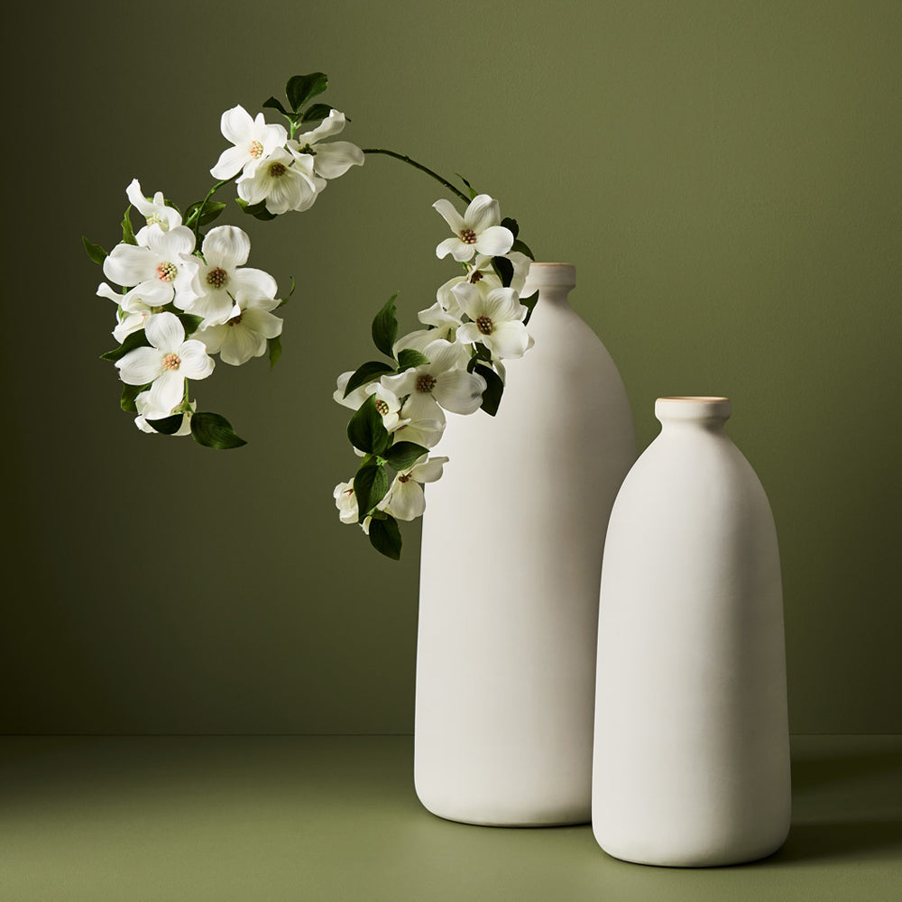 Cavo Bottle Vase | White