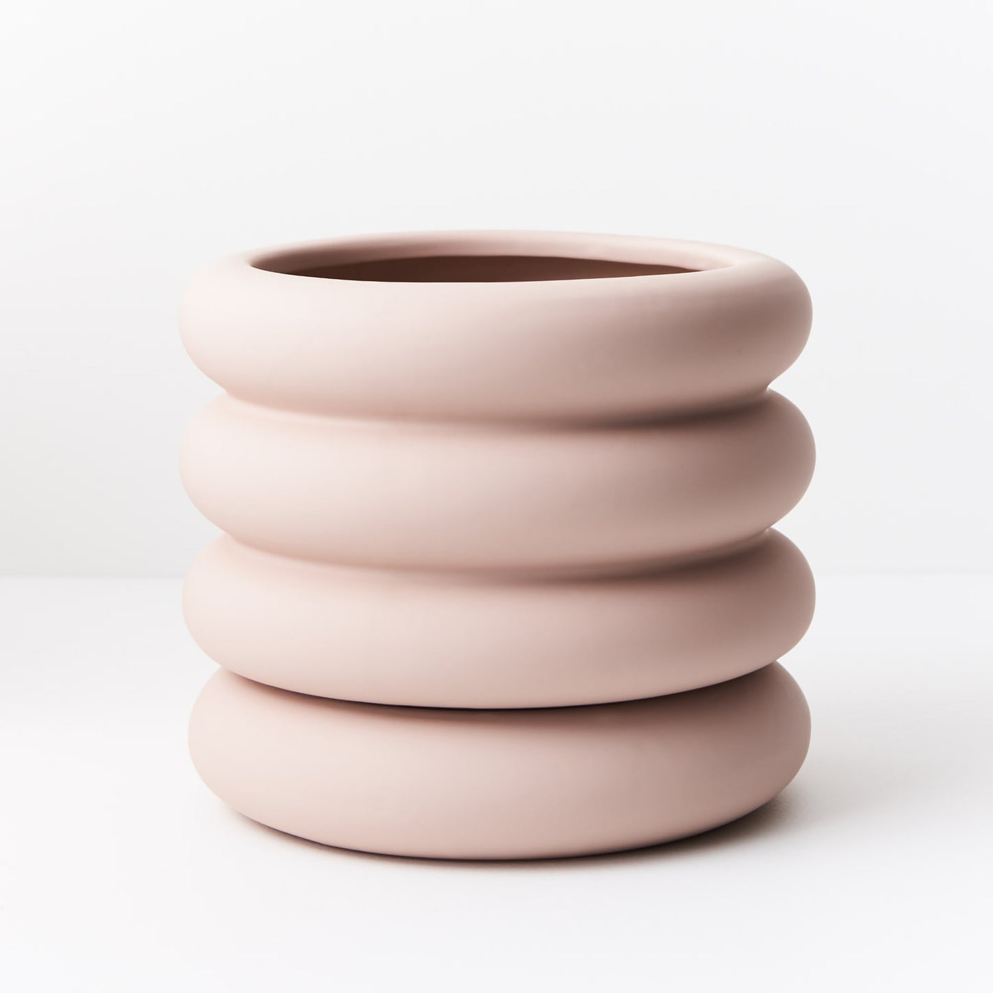 Danica Pot with saucer | Light Pink