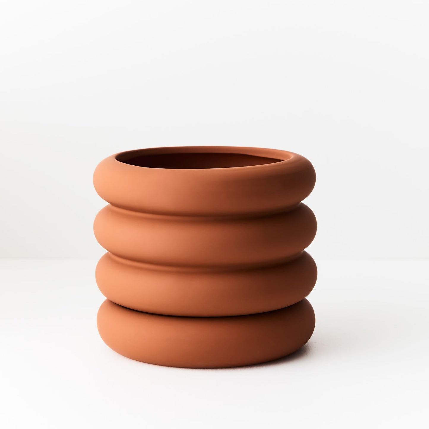 Danica Pot with saucer | Tangerine