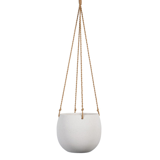 Flo Hanging Pot | White