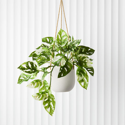 Flo Hanging Pot | White