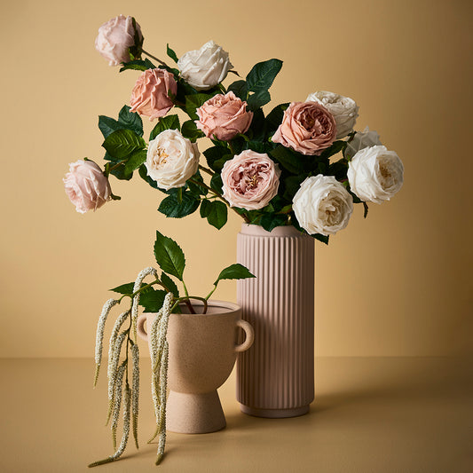 Mona Trophy Vase | Almond