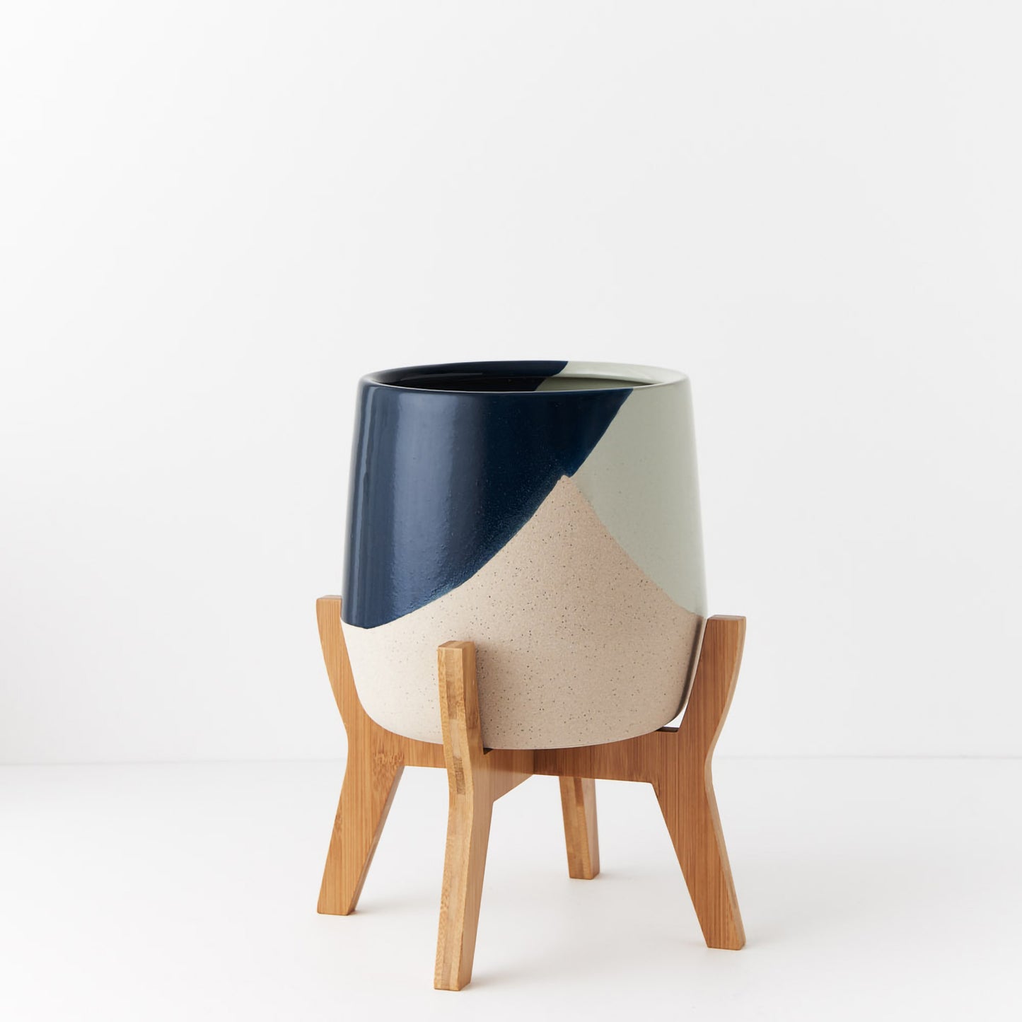 Odetto Pot with stand | Blue